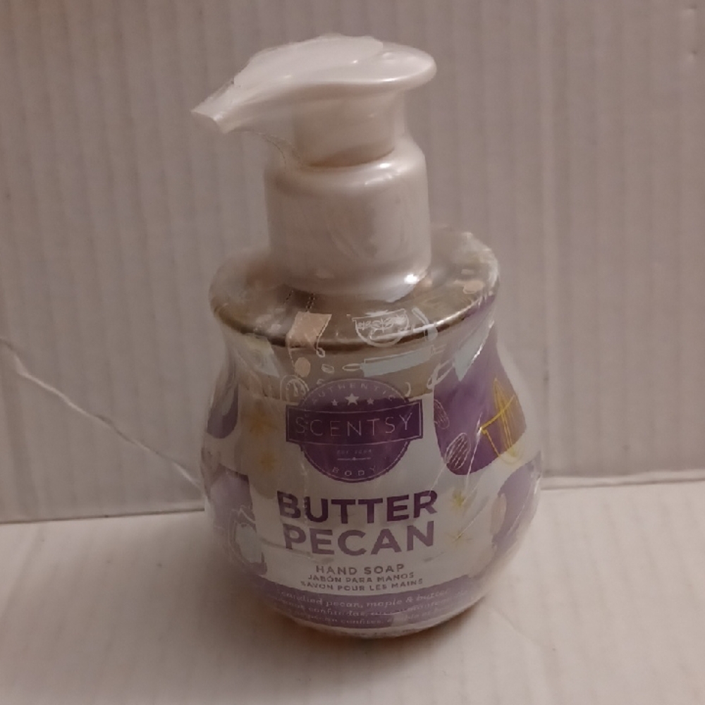 4/$40 New Scentsy "Butter Pecan" Hand Soap Pump (Sealed)